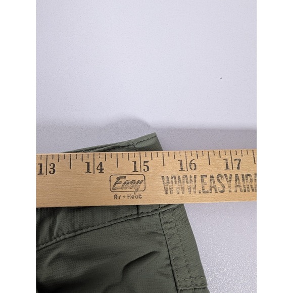 Columbia Pants Womens 8 Regular Green Omni-Shield Hiking Cargo Outdoor Nylon - Picture 10 of 13